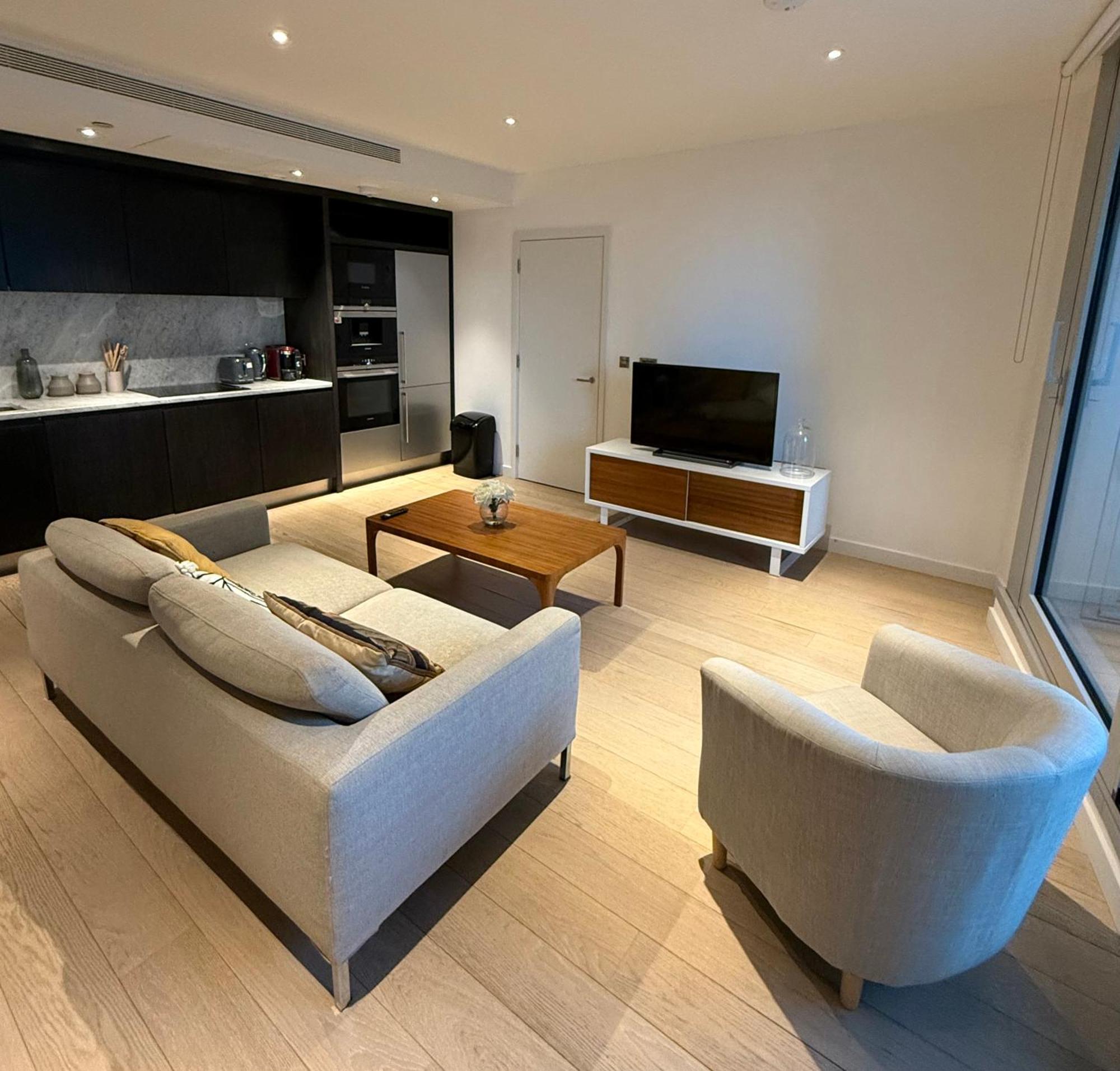 Luxury Modern 2 Bed Flat With Balcony And City View - Canary Wharf City Center Londres Exterior foto